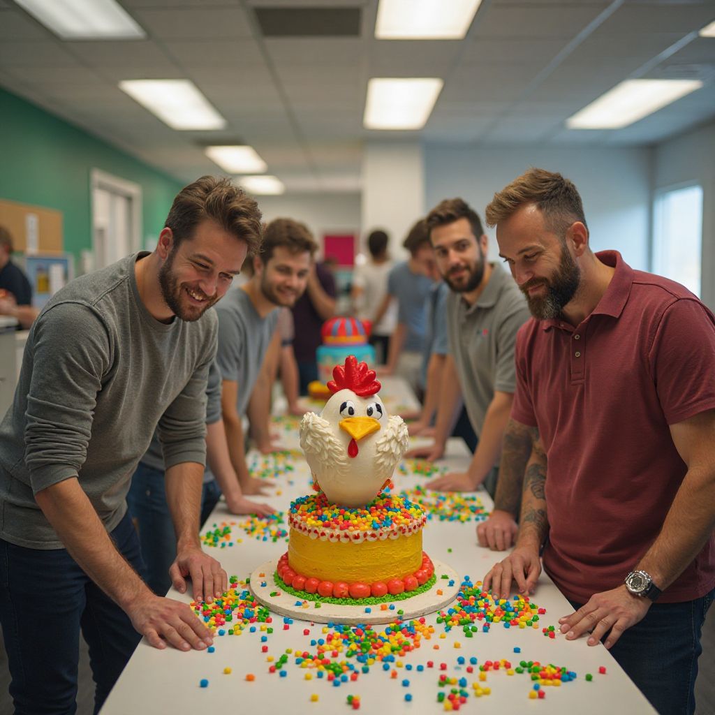 Chicken Road office celebration